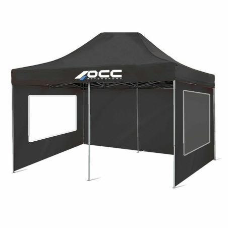 Carp OCC Motorsport Racing Black Polyester 420D Oxford 3 x 2 m Window