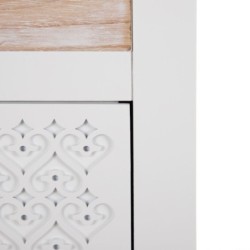 Chest of drawers LOVE 45 x 33 x 77 cm White Fir wood