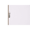 Wall mirror Home ESPRIT White Brown Beige Grey Crystal polystyrene 63,3 x 2,6 x 89,6 cm (4 Units)