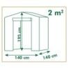 Greenhouse Nature 195 x 143 x 143 cm