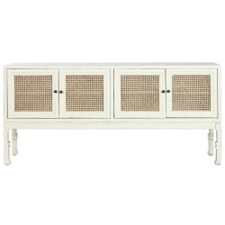 Sideboard Home ESPRIT White Natural 180 x 40 x 85 cm