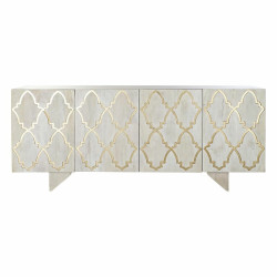 Sideboard DKD Home Decor White 177 x 45 x 75 cm Golden Mango wood