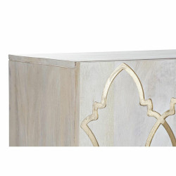 Sideboard DKD Home Decor White 177 x 45 x 75 cm Golden Mango wood