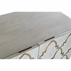 Sideboard DKD Home Decor White 177 x 45 x 75 cm Golden Mango wood