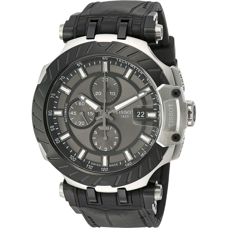 Men's Watch Tissot T-RACE AUTOMATIC CHRONOGRAPH Black (Ø 45 mm)