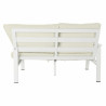 Garden sofa DKD Home Decor White Aluminium Crystal 86 cm 212 x 212 x 86 cm