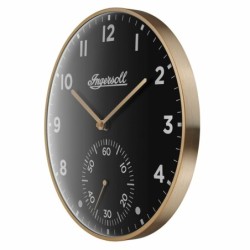 Wall Clock Ingersoll 1892 IC003GB Golden Black