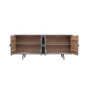 Sideboard DKD Home Decor 177 x 38 x 75 cm Wood Dark grey