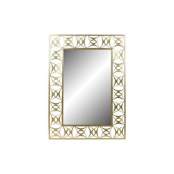 Wall mirror DKD Home Decor Golden Metal Crystal 30 x 40 cm 66 x 2 x 91,5 cm