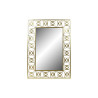 Wall mirror DKD Home Decor Golden Metal Crystal 30 x 40 cm 66 x 2 x 91,5 cm