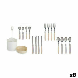 Cutlery Set Beige Stainless steel (8 Units)