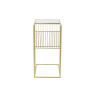 Magazine rack DKD Home Decor Mirror Golden Metal (48 x 35 x 71 cm)