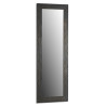 Wall mirror Grey Wood Glass 46 x 136 x 2 cm (2 Units)