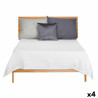 Bedspread (quilt) 240 x 260 cm White (4 Units)