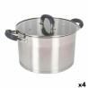 Casserole Quttin 4,7 L Steel (4 Units)