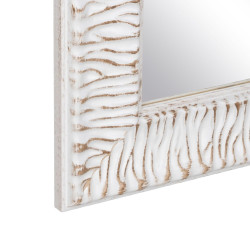 Wall mirror 64 x 2 x 84 cm White