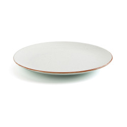 Flat plate Ariane Terra Ceramic Beige (Ø 29 cm) (6 Units)