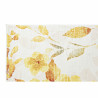 Carpet DKD Home Decor Yellow White Polyester Cotton Flowers (160 x 230 x 0.5 cm)