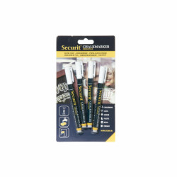 Liquid chalk marker Securit Multicolour Set 12 Units