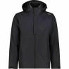 Men's Sports Jacket Campagnolo 3-in-1 With hood Black