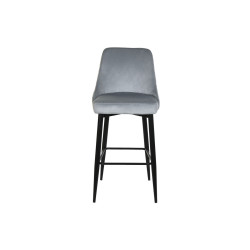 Stool DKD Home Decor Grey Multicolour Bicoloured Metal 51 x 68 x 110 cm 51 x 56 x 110 cm