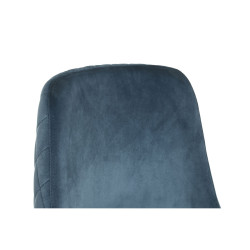 Stool DKD Home Decor Blue Black Bicoloured Metal 51 x 68 x 110 cm 51 x 56 x 110 cm