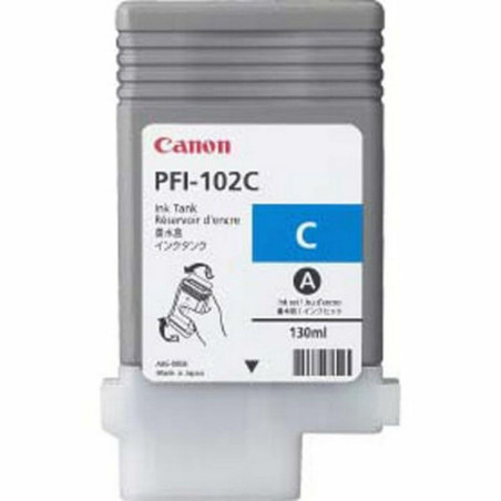 Original Ink Cartridge Canon PFI-102C Cyan