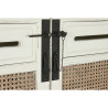 Cupboard Home ESPRIT White Natural 105 x 42 x 188 cm