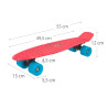 Skateboard Colorbaby Red (6 Units)