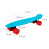 Skateboard Colorbaby Blue (6 Units)