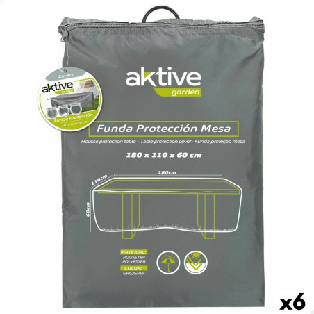 Protective Case Aktive Tables Grey 180 x 60 x 110 cm (6 Units)