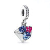 Woman's charm link Pandora 790787C01 Silver Multicolour