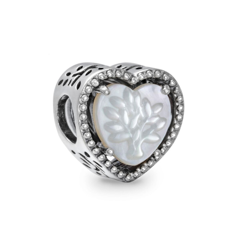 Woman's charm link Pandora OPENWORK HEART & FAMILY TREE