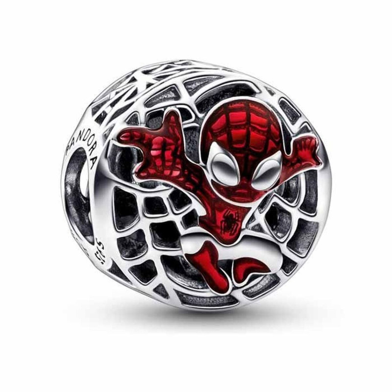 Woman's charm link Pandora SPIDER-MAN SOARING CITY