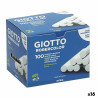 Chalks Giotto Robercolor White 16 Units