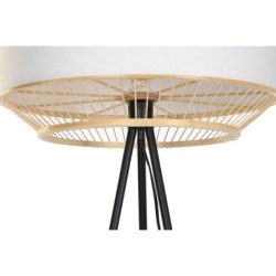 Floor Lamp DKD Home Decor Black Metal Bamboo 50 W 220 V 50 x 50 x 163 cm