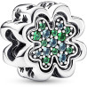 Woman's charm link Pandora SPLITTABLE FOUR LEAF CLOVER