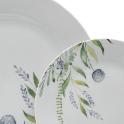 Tableware 18 Pieces Porcelain Lavendar