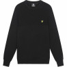 Men’s Sweatshirt without Hood Lyle & Scott V1-Crew Black