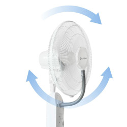 Pedestal Misting Fan Grunkel FAN-16NEBULIZADOR 75 W White