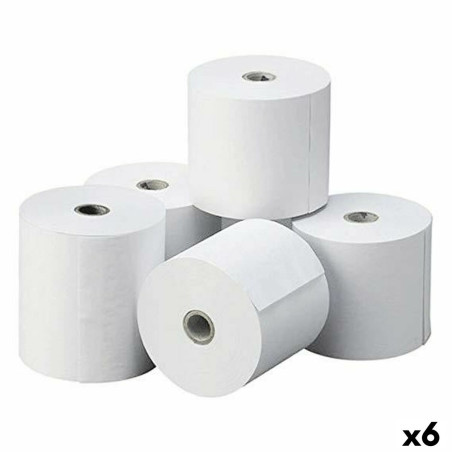 White Thermal Paper Fabrisa 80 x 80 x 12 mm 48 Units