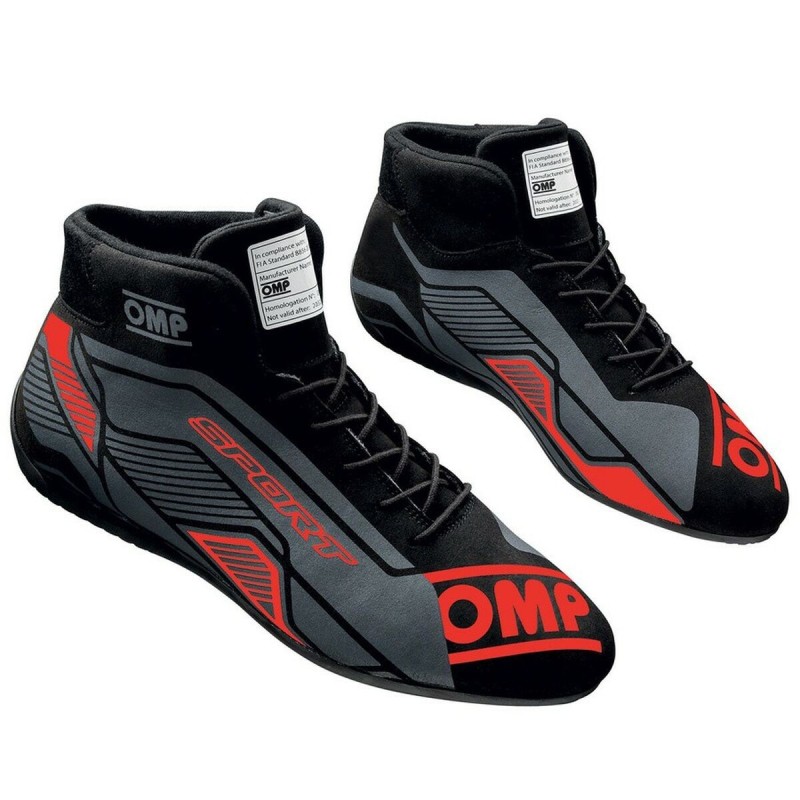 Racing Ankle Boots OMP SPORT Black/Red 42