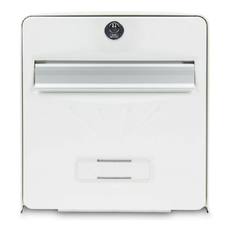 Letterbox Burg-Wachter   White Stainless steel Galvanised Steel 36,5 x 28 x 31 cm