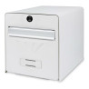 Letterbox Burg-Wachter   White Stainless steel Galvanised Steel 36,5 x 28 x 31 cm