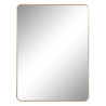 Wall mirror Golden Aluminium Crystal 76 x 3 x 101 cm