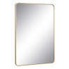 Wall mirror Golden Aluminium Crystal 76 x 3 x 101 cm