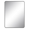 Wall mirror Black Aluminium Crystal 76 x 3 x 101 cm