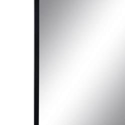 Wall mirror Black Aluminium Crystal 76 x 3 x 101 cm