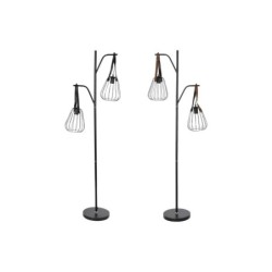 Floor Lamp DKD Home Decor 55 x 25 x 150 cm Black Metal Polyurethane 220 V 50 W (2 Units)