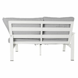 Garden sofa DKD Home Decor Grey 212 x 212 x 86 cm Crystal Aluminium 86 cm